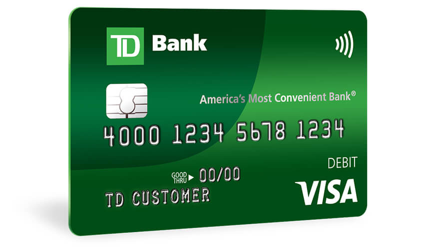TD visa debit card