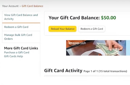 use multiple Visa Gift Cards on Amazon